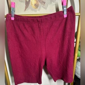 Fashion Nova Deep Red Bike Shorts